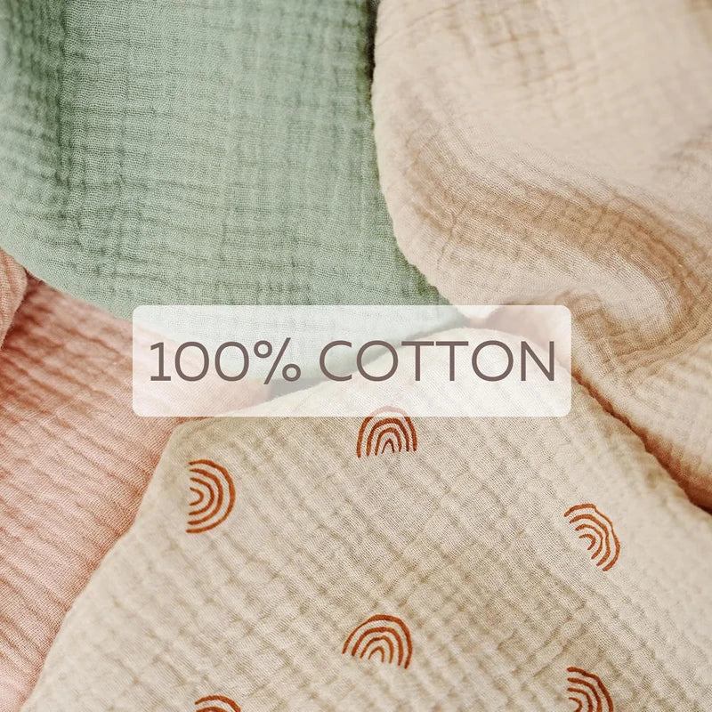 Cape d'Allaitement Mousseline 100% Coton – Tablier Couverture Respirante Discrète | Poussette & Siège Auto