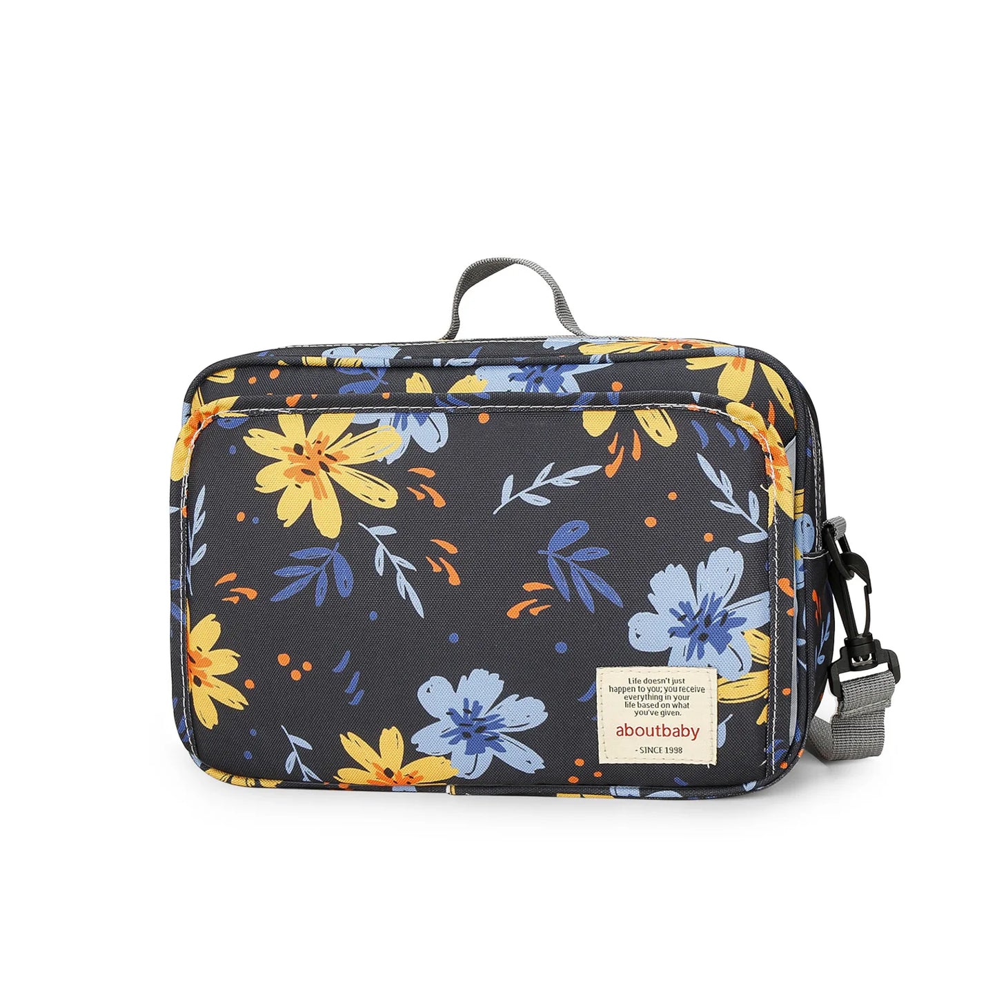 Sac Organisateur Imperméable pour Poussette Bébé – Léger, Multifonction, Grand Rangement avec Crochets et Sangle