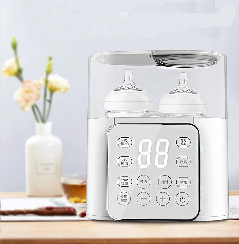 Chauffe-Biberon Rapide Multifonction – Stérilisateur 5 min, Chauffe Lait Maternel & Aliments Bébé