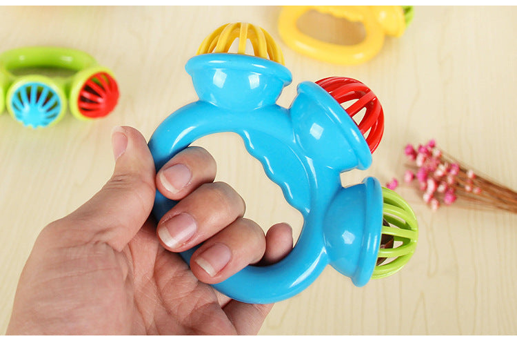 Hochet Bébé 0-3 Mois Montessori – Cloche à Main Préhension Sensoriel Éveil Naissance
