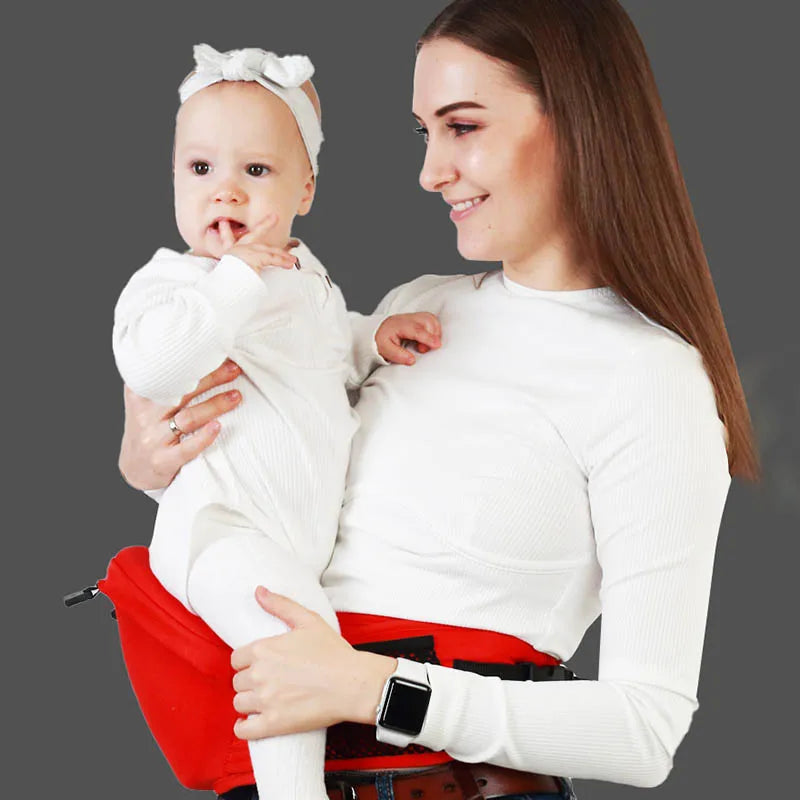 Porte-Bébé Ergonomique avec Siège de Hanche – Multifonction Physiologique 0-48 Mois | Écharpe & Kangourou