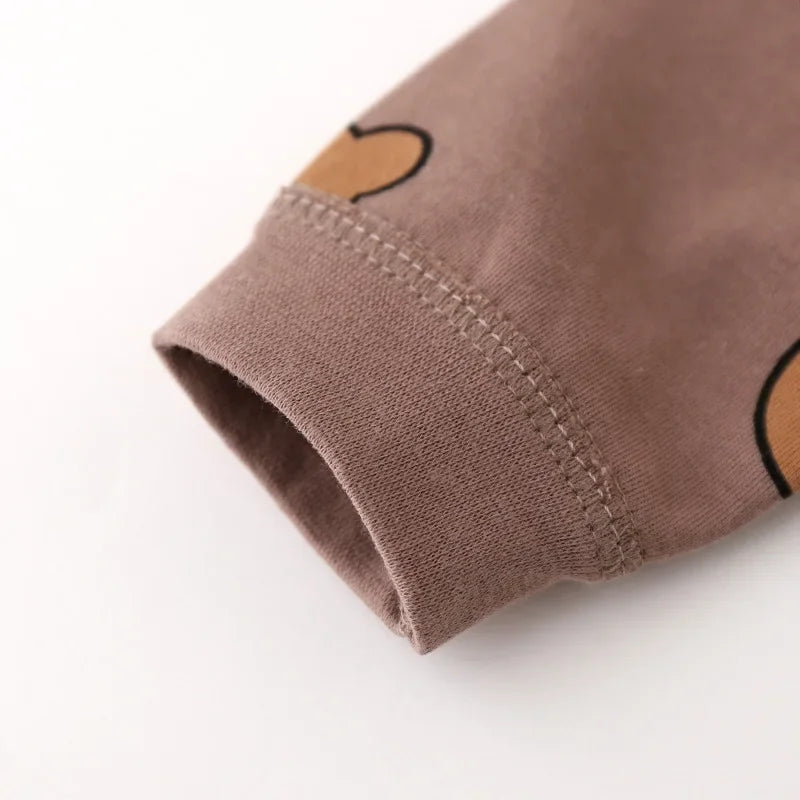 Pyjama Bébé 2 Pièces Coton — Haut Manches Longues & Pantalon, Unisexe Automne Hiver 3M-3 Ans