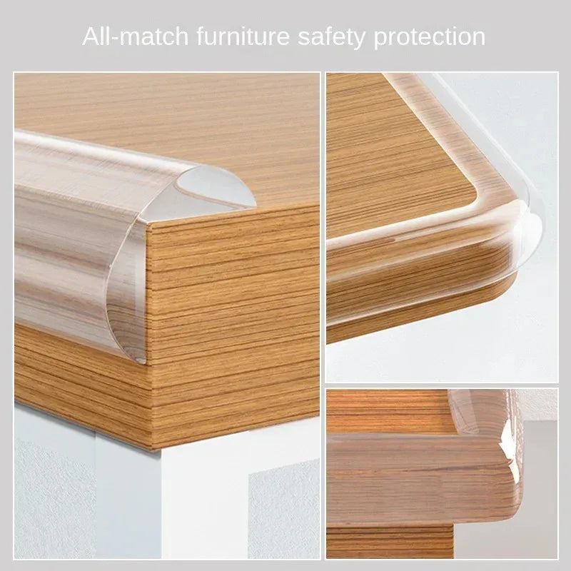 Protection angle transparent bébé — Bande PVC Auto-Adhésive | 8 Tailles 10-15mm, 1-5m