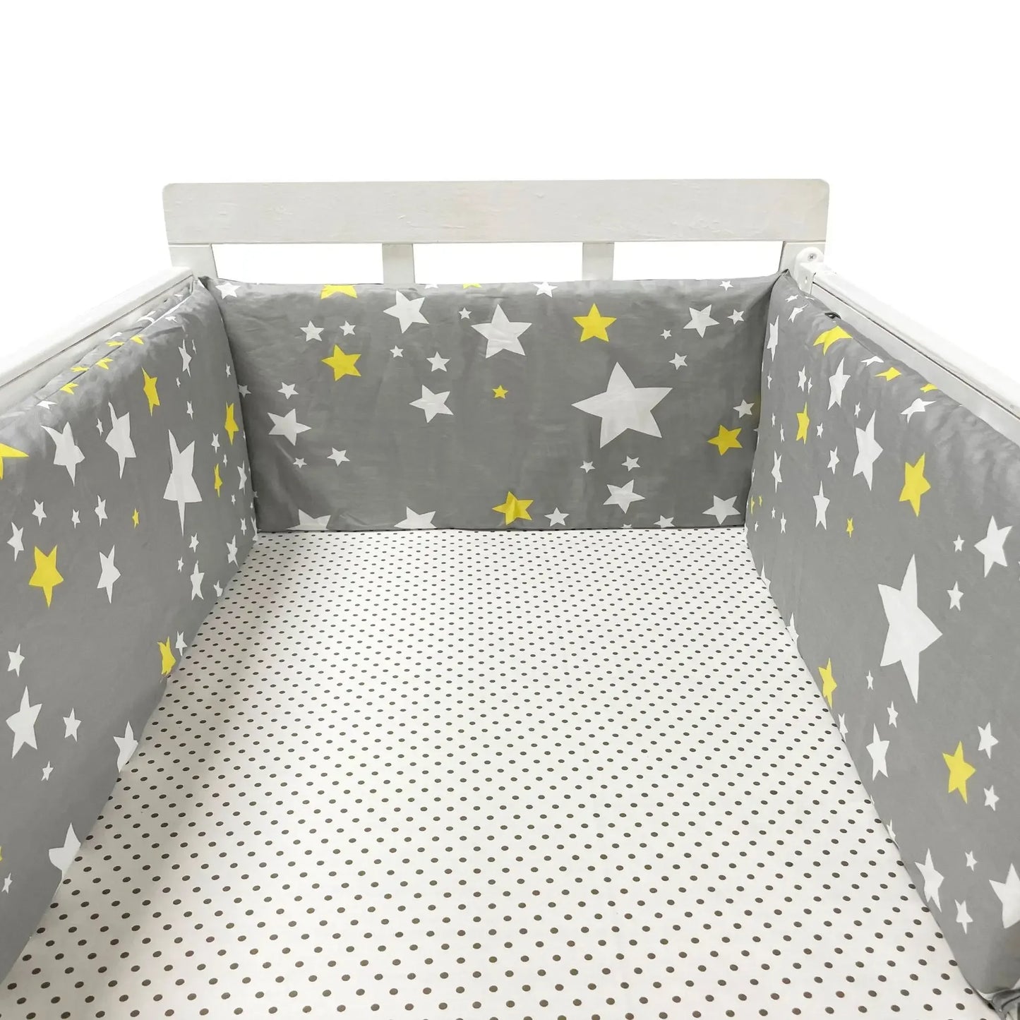 Tour de Lit Bébé Coton Motifs — Protège Barreaux Respirant 60x120 | 14 Coloris Fille & Garçon
