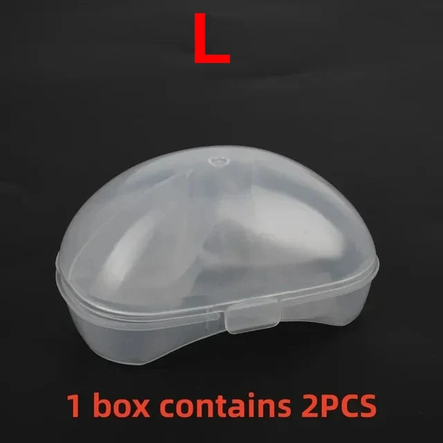 Protège-Mamelons Silicone Allaitement – Bouclier Bout de Sein Doux | Lot de 2 | S, M, L