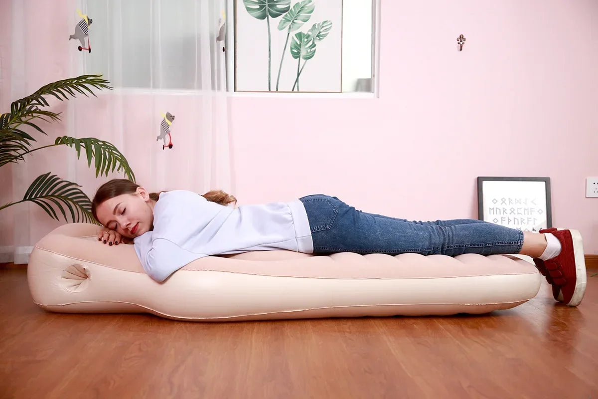 Matelas Gonflable Grossesse – Coussin de Yoga & Sommeil pour Femme Enceinte | Confort Maternité