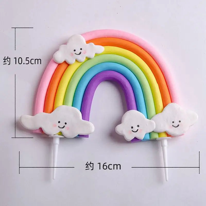 Cake Topper Licorne Arc-en-Ciel – Décoration Gâteau Anniversaire Fille 16 18 Ans & Baby Shower