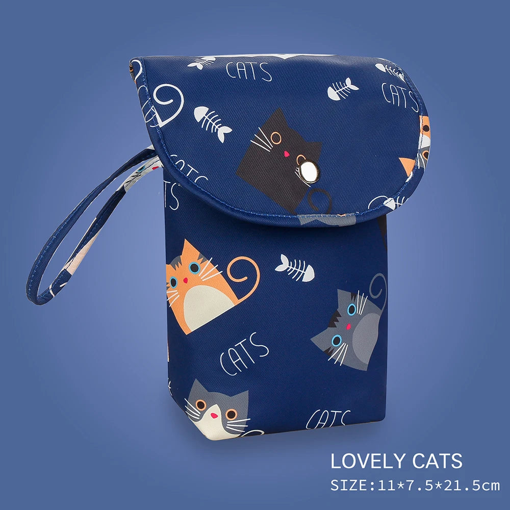 Sac à couches étanche bébé – Pochette imperméable réutilisable pour vêtements et couches – Rangement pratique pour maman