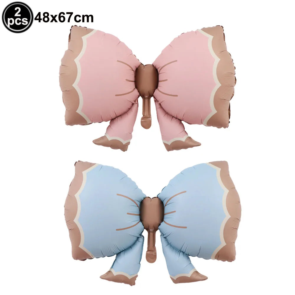 Baby Boy Girl Foil Balloon Gender Reveal Balloon Bear Helium Balloon Baby Shower Gift Kids Birthday Party Wedding Decor Supplies