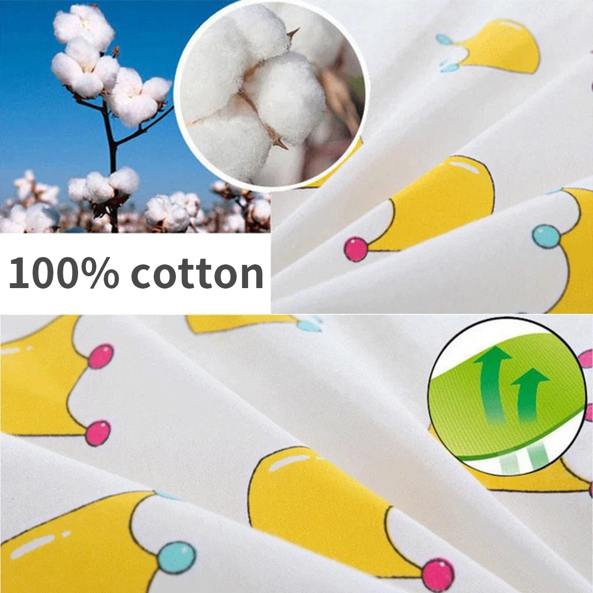 Tour de Lit Bébé Coton Motifs — Protège Barreaux Respirant 60x120 | 14 Coloris Fille & Garçon