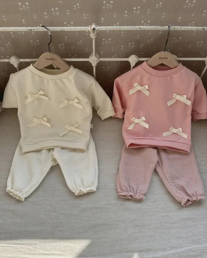 Pantalon Bébé Coton Bio – Mousseline Douce Imprimé Mignon Garçon & Fille 3-6M à 2-3 Ans