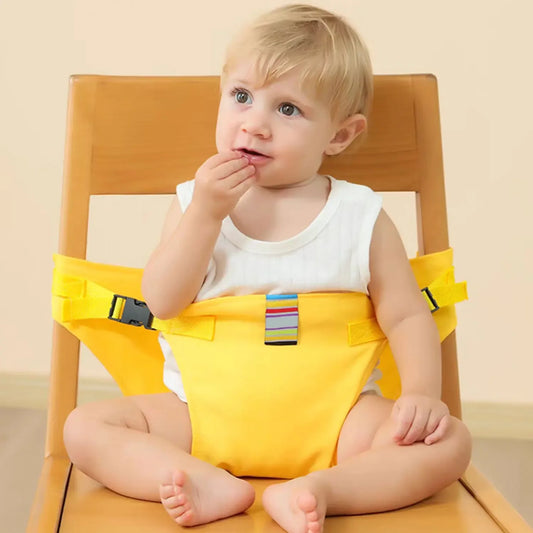 Portable Folding Baby Chair Safety Harness – 5-Point Anti-Fall Meal Harness | 5 Colors