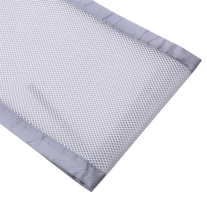 Tour de Lit Bébé Design Nœuds – Protection Barreaux Douce Garçon & Fille | Blanc & Gris Chambre Bébé
