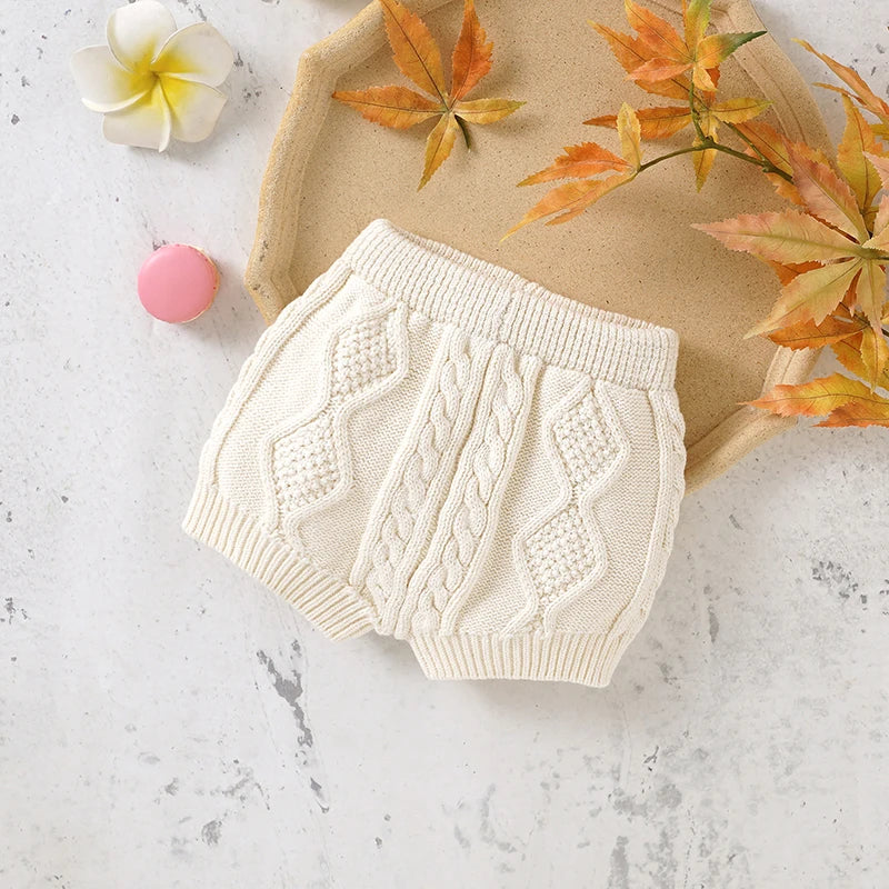 Ensemble Tricot Bébé 2 Pièces — Cardigan Coton Manches Longues & Pantalon, Unisexe 0-18 Mois