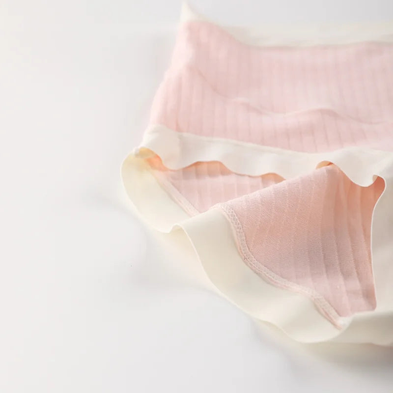 Lot de 3 Culottes Maternité Taille Haute — Coton & Élastane Respirant, Maintien Abdominal, M-XL