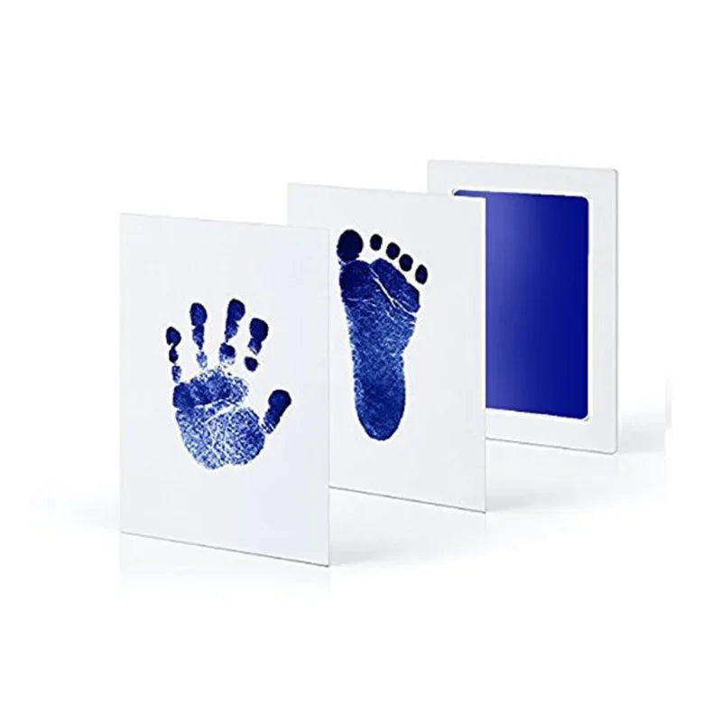 Pack 2 Tampons Empreintes Bébé Premium – Duo Couleurs Sans Contact | Cadeau Naissance Original