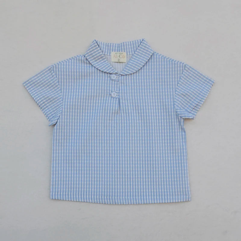 Ali Co SS26 Checkered Shabbos robe collection Baby Toddler Boys Girls Romper Family Matching Clothing