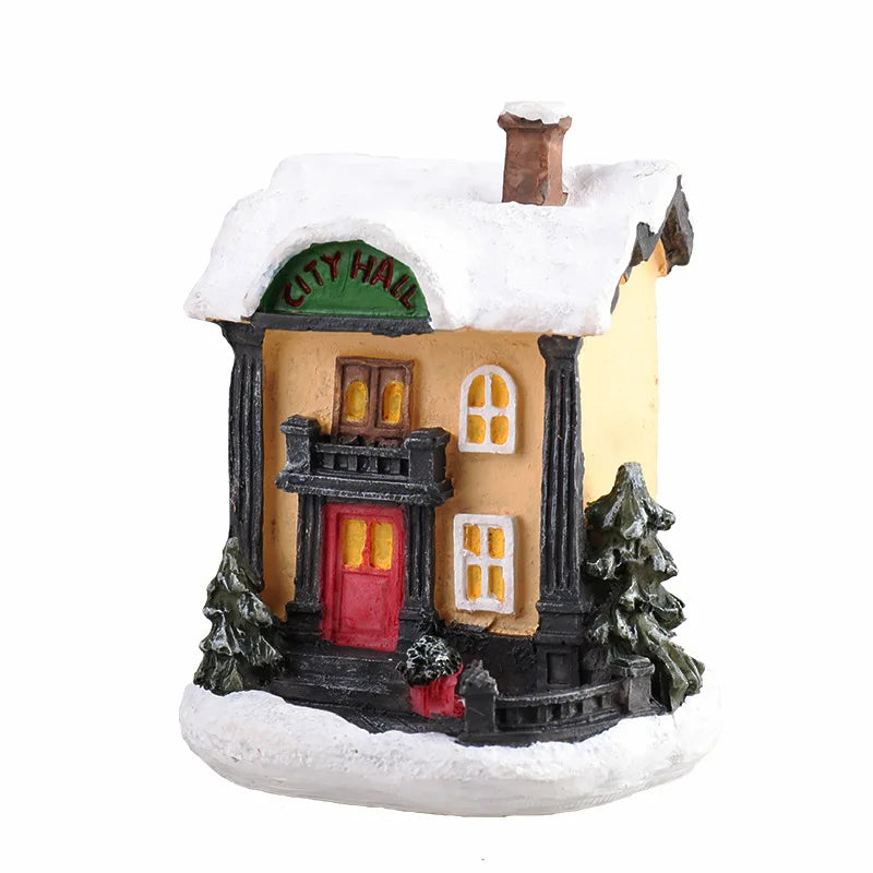 Veilleuse Maison de Noël LED à Piles – Décoration Chambre Enfant & Cadeau Noël