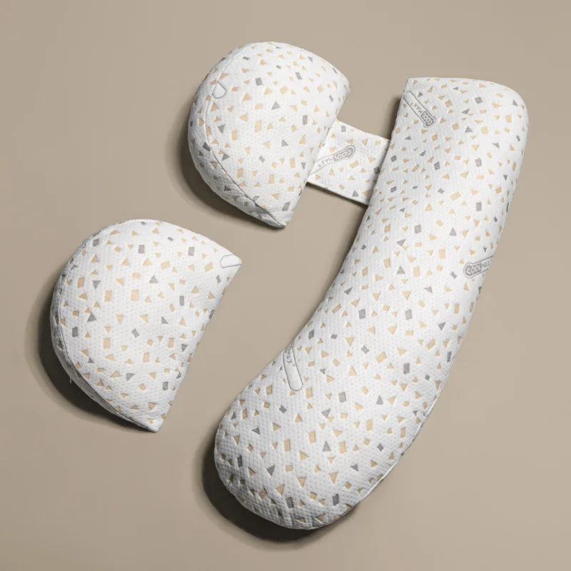 Coussin grossesse en U allaitement 2-en-1 — Oreiller Maternité Soutien Corps Complet | Sommeil & Allaitement