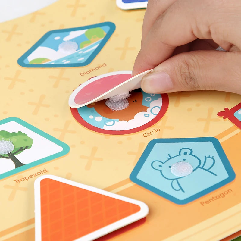 Quiet Book Montessori – Mon Premier Livre Calme Éducatif | 6 Thèmes | Jeu d’Association Bébé