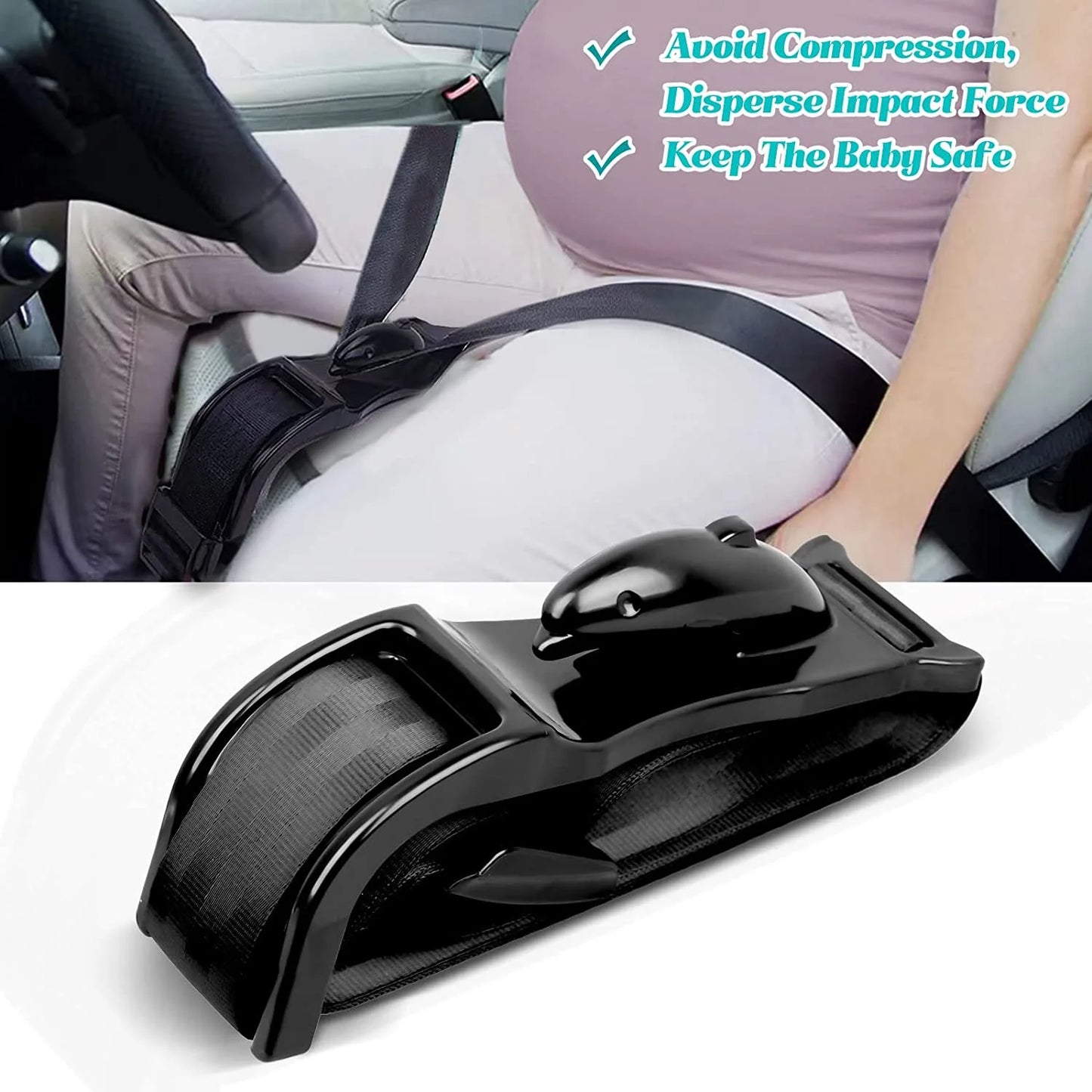 Adaptateur Ceinture de Sécurité Voiture Femme Enceinte – Protecteur Ventre Homologué | Confort Grossesse