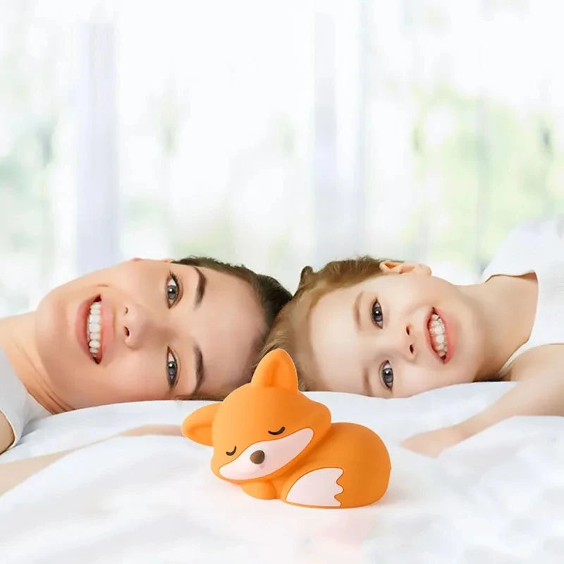 Veilleuse dragon & pingouin silicone — LED Tactile Rechargeable Dimmable | 5 Modèles | Chambre Bébé