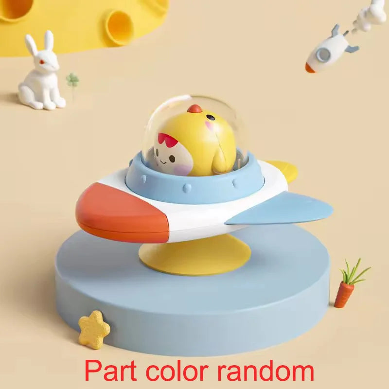 Jouet Ventouse Bébé Spinner Animal – Toupie Bain & Table Éveil Sensoriel 0-3 Ans