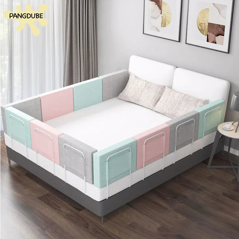 Barrière de Lit Enfant Anti-Chute 47cm – Garde-Corps Sécurité Lit Bébé Pliable Voyage