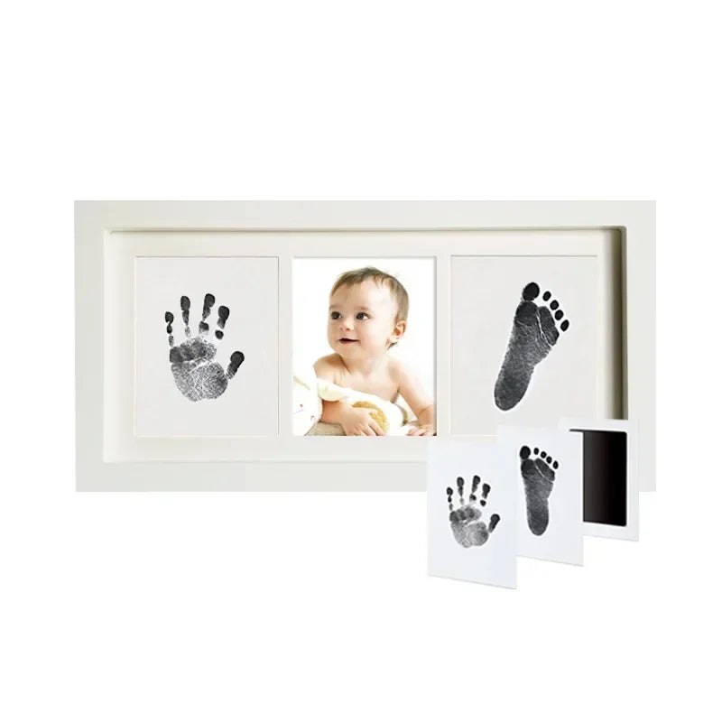 Lot 2 Tampons Empreintes Bébé & Animaux – Multicolore Sans Contact | Cadeau Naissance
