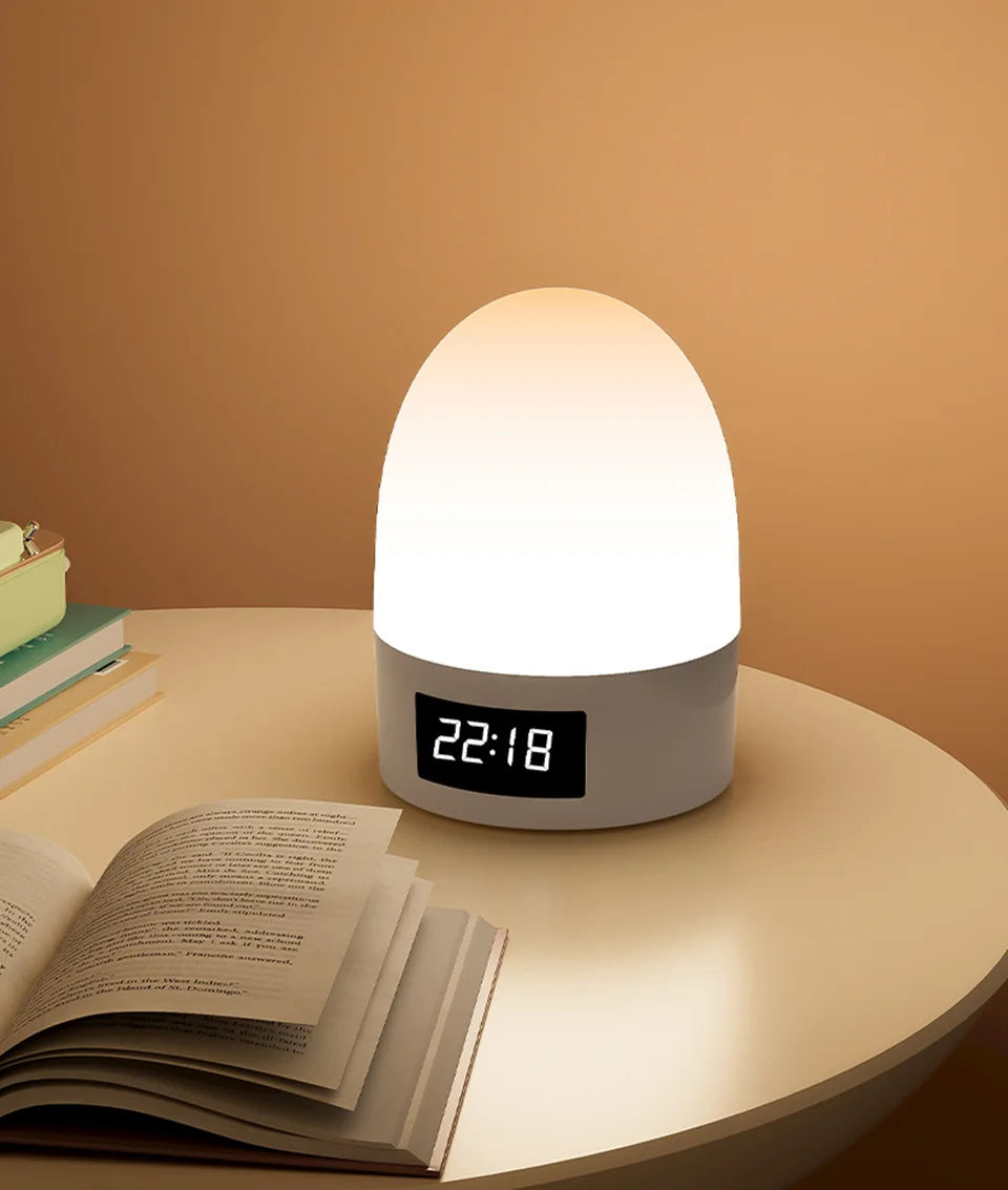 Veilleuse LED Tactile Rechargeable Bébé – 3 Couleurs & Luminosité Réglable USB-C | 9 Modèles Chambre Enfant