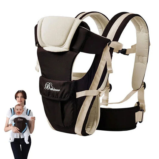Porte-bébé ergonomique Beth Bear – 6 positions de portage, 0 à 3 ans