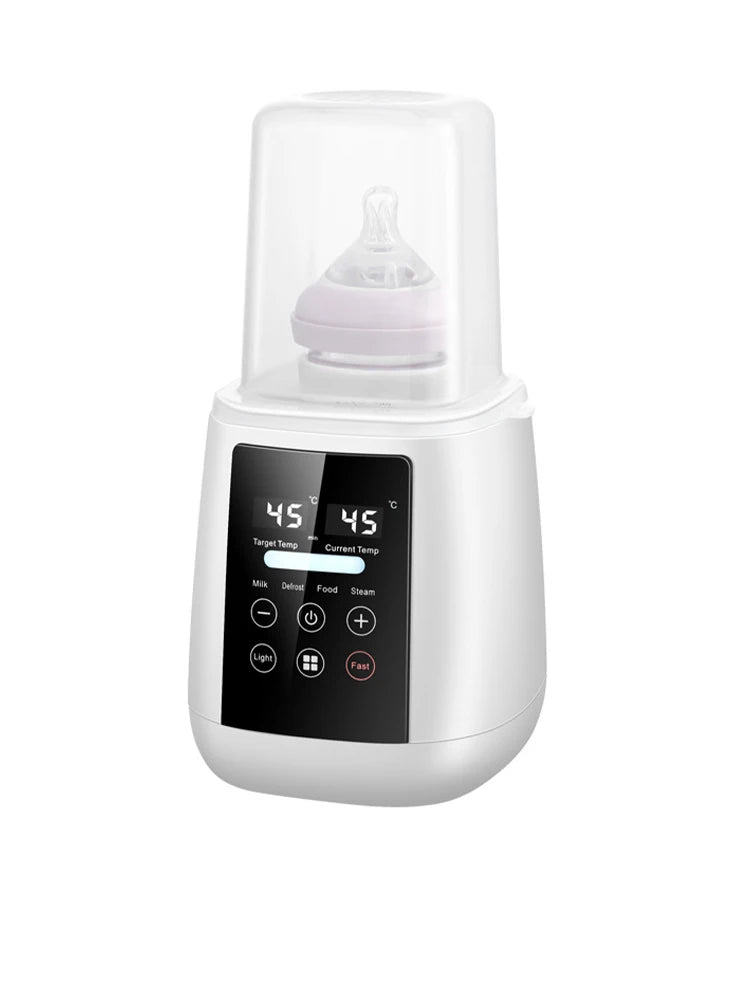 Chauffe-Biberon Stérilisateur 6 en 1 – Chauffe Lait Maternel Multifonction Contrôle Température LCD