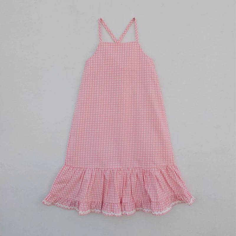 Ali Co SS26 Checkered Shabbos robe collection Baby Toddler Boys Girls Romper Family Matching Clothing