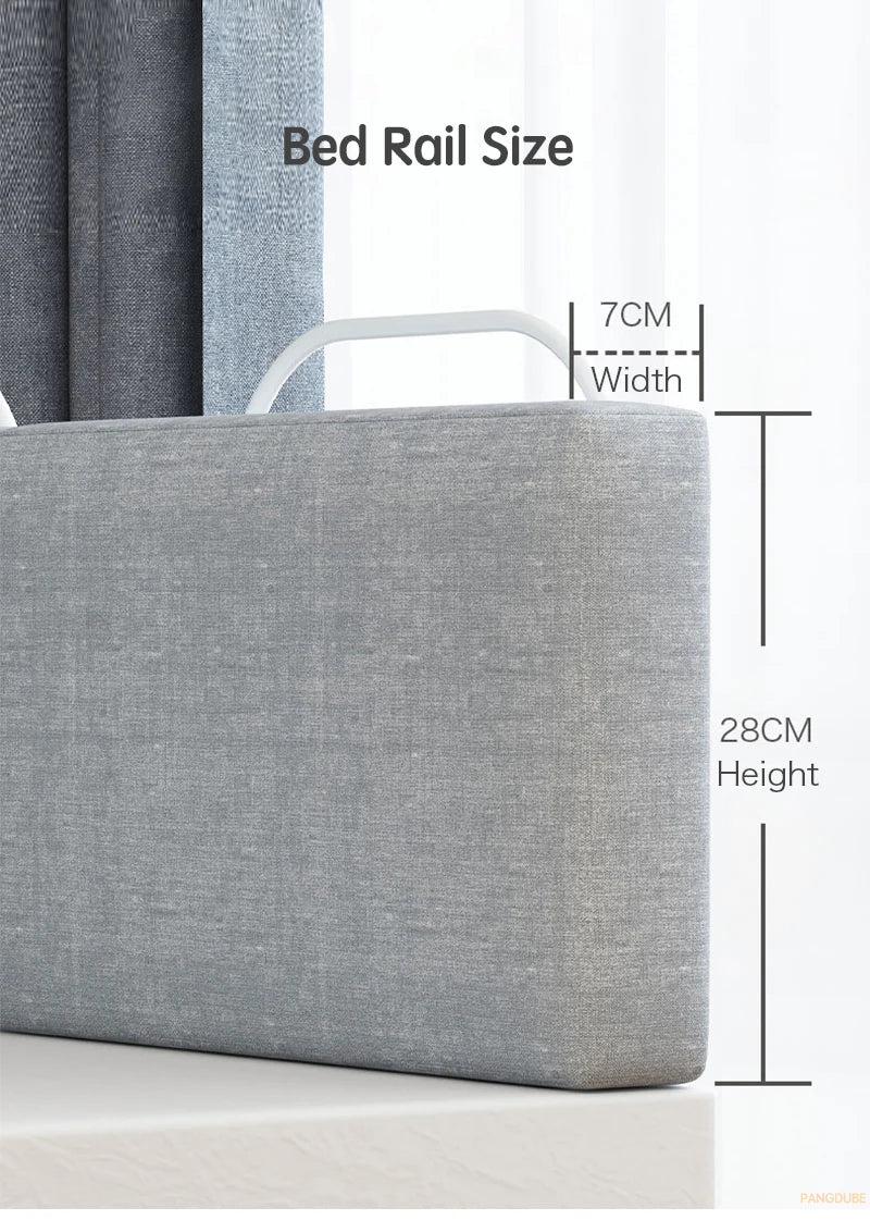 Barrière de Lit Enfant Anti-Chute 47cm – Garde-Corps Sécurité Lit Bébé Pliable Voyage