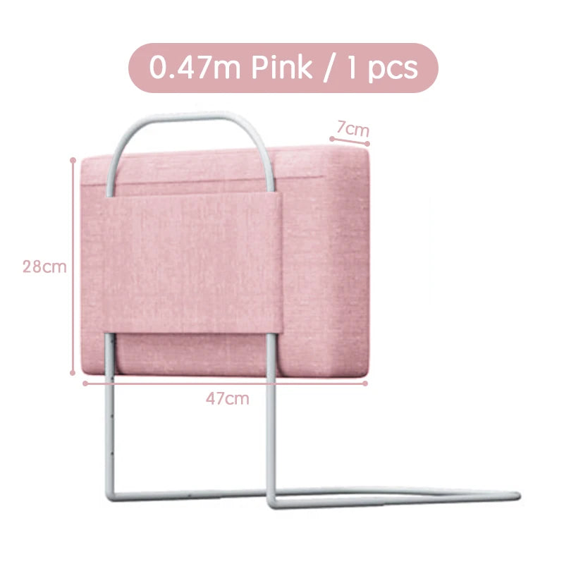Barrière de Lit Enfant Anti-Chute 47cm – Garde-Corps Sécurité Lit Bébé Pliable Voyage