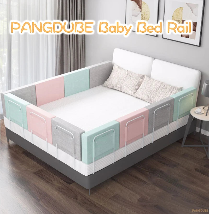 Barrière de Lit Enfant Anti-Chute 47cm – Garde-Corps Sécurité Lit Bébé Pliable Voyage