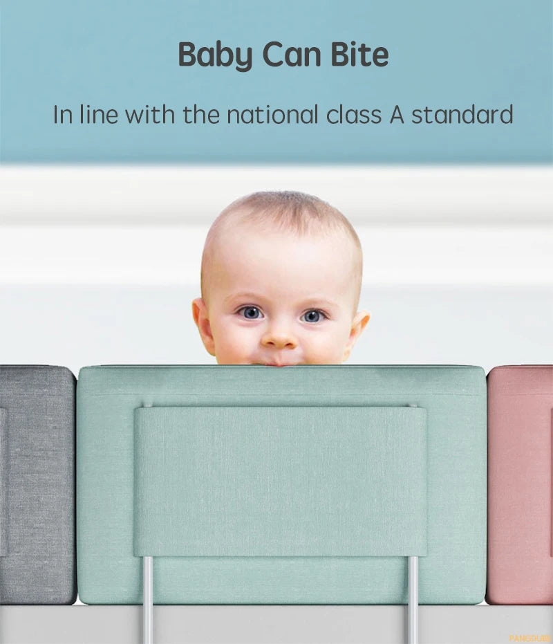 Barrière de Lit Enfant Anti-Chute 47cm – Garde-Corps Sécurité Lit Bébé Pliable Voyage