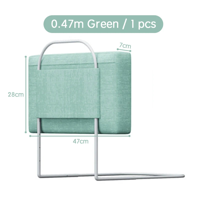 Barrière de Lit Enfant Anti-Chute 47cm – Garde-Corps Sécurité Lit Bébé Pliable Voyage