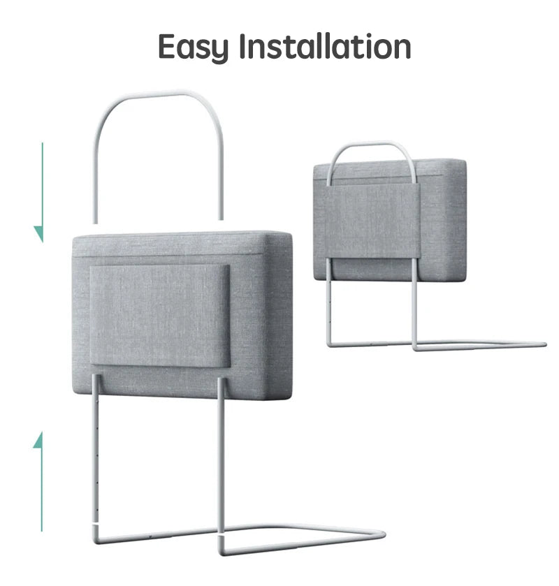 Barrière de Lit Enfant Anti-Chute 47cm – Garde-Corps Sécurité Lit Bébé Pliable Voyage
