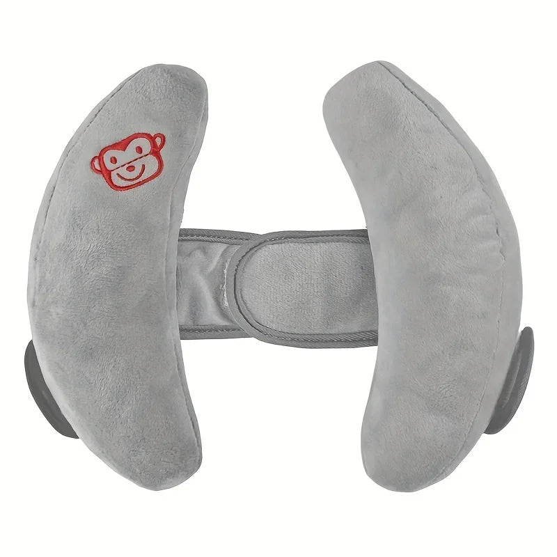Appui-Tête Bébé Banane Ajustable – Cale Tête Soutien Cou Siège Auto & Poussette | Voyage Confort