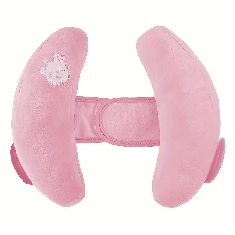 Appui-Tête Bébé Banane Ajustable – Cale Tête Soutien Cou Siège Auto & Poussette | Voyage Confort