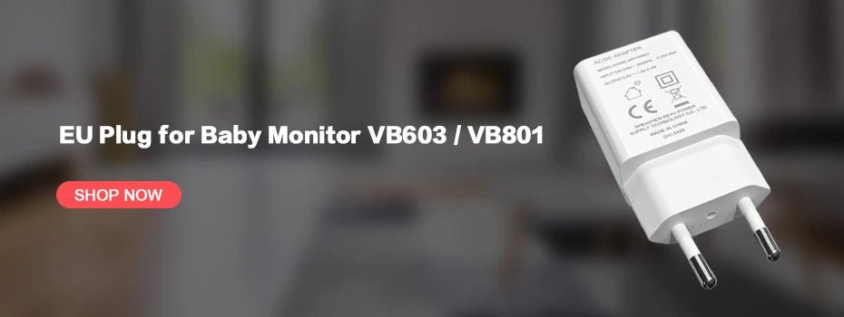 Babyphone Vidéo 4,3 Pouces Pan Tilt – Vision Nocturne, Audio Bidirectionnel 2,4G Sans Fil | VB801