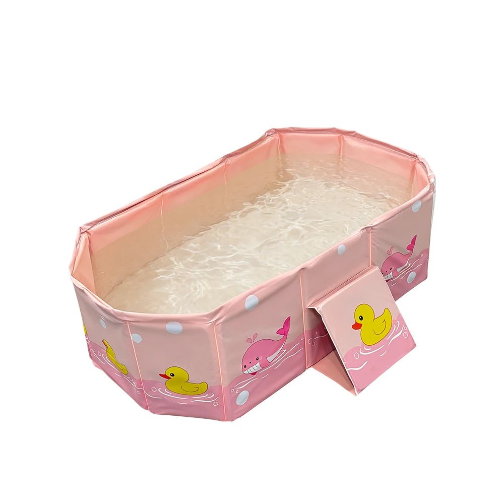 Baignoire Pliable Bébé – Rangement Facile, Portable Intérieur & Extérieur | 5 Couleurs