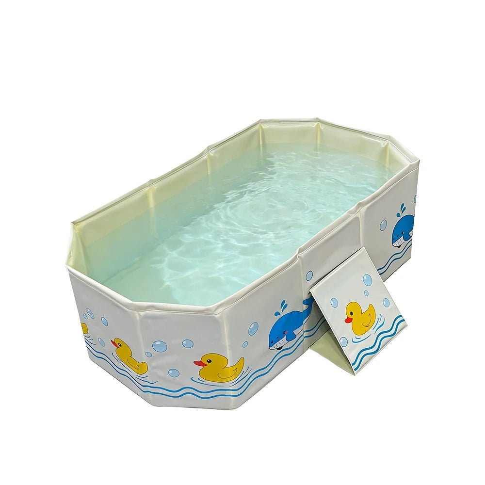 Baignoire Pliable Bébé – Rangement Facile, Portable Intérieur & Extérieur | 5 Couleurs