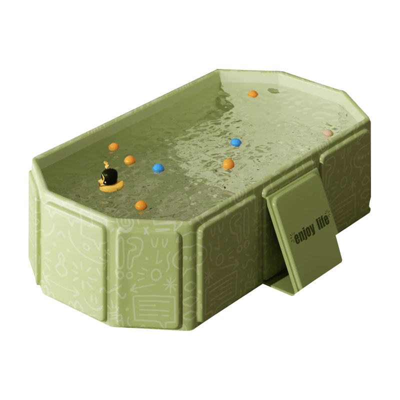 Baignoire Pliable Bébé – Rangement Facile, Portable Intérieur & Extérieur | 5 Couleurs