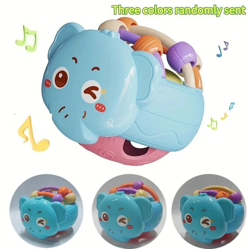 Balles Hochet Douces Bébé – Éveil Sensoriel & Ramper 0-12 Mois | Éléphant & Escargot