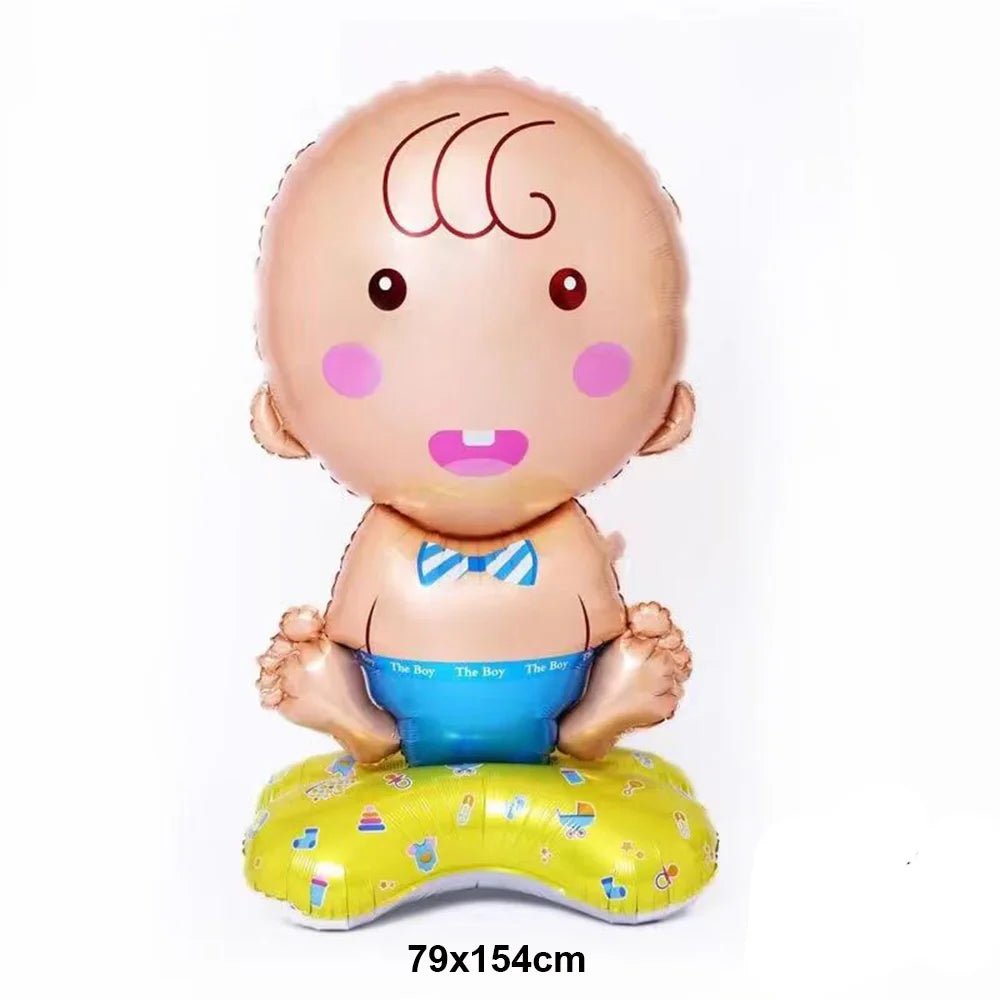 Gender Reveal Boy or Girl Mylar Balloon – Helium Balloon for Baby Shower, Kids' Birthday & Birth Decorations