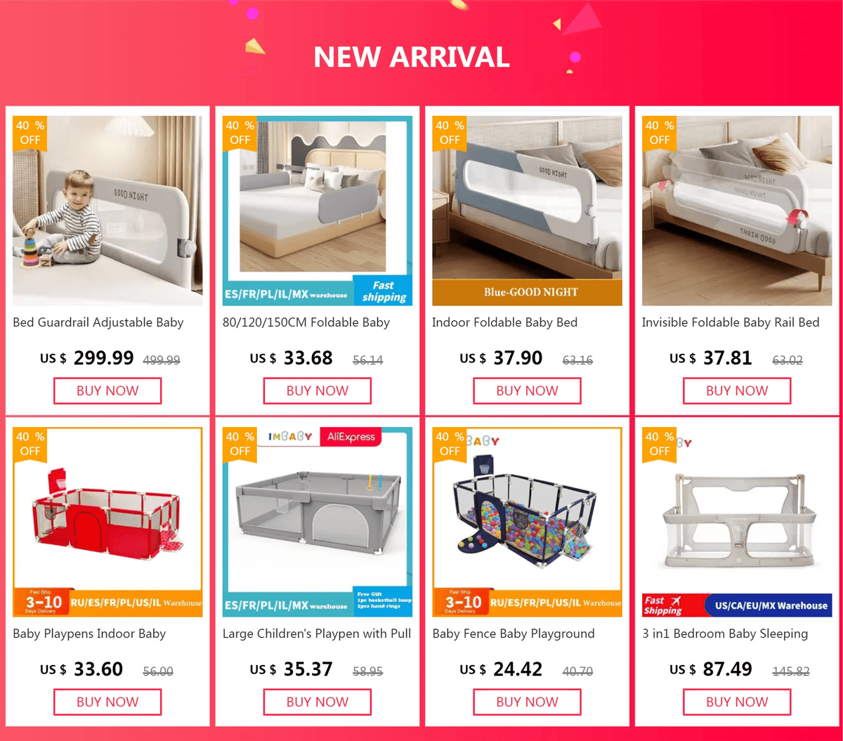 Barrière de Lit Anti-Chute Bébé & Enfant Réglable – Rail de Sécurité Lit 1.5M à 2.0M