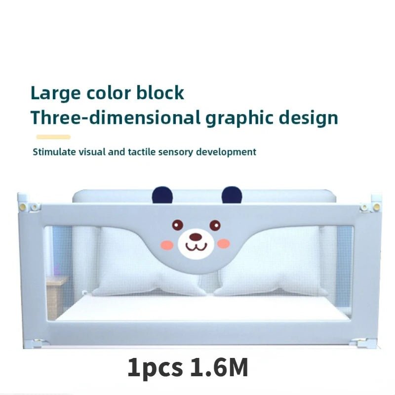 Barrière de Lit Anti-Chute Bébé & Enfant Réglable – Rail de Sécurité Lit 1.5M à 2.0M