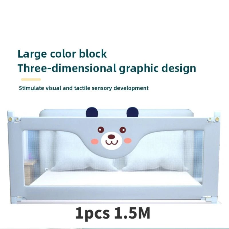 Barrière de Lit Anti-Chute Bébé & Enfant Réglable – Rail de Sécurité Lit 1.5M à 2.0M